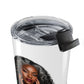 Floral Rose Tumbler with Lid - 20 oz