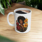 Floral Ceramic Mug – Colorful Wildflower Coffee Cup