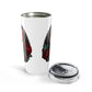 Floral Rose Tumbler with Lid - 20 oz