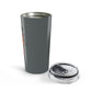 Black Excellence 20oz Insulated Stainless Steel Tumbler – GreyFinish