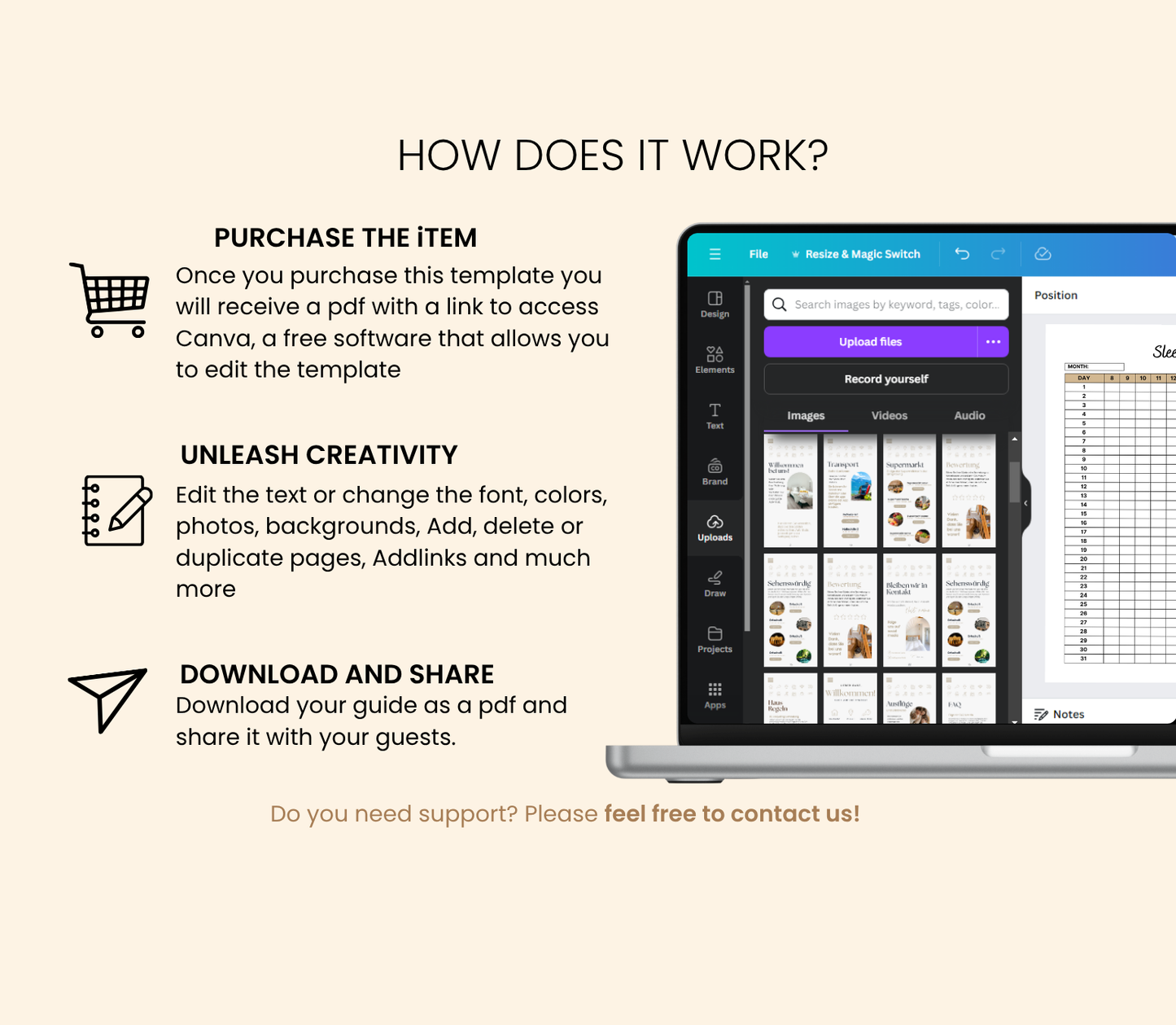 Dreadlock Care Tracker | Editable Canva Loc Maintenance & Growth Journal - Grown Black Glorious