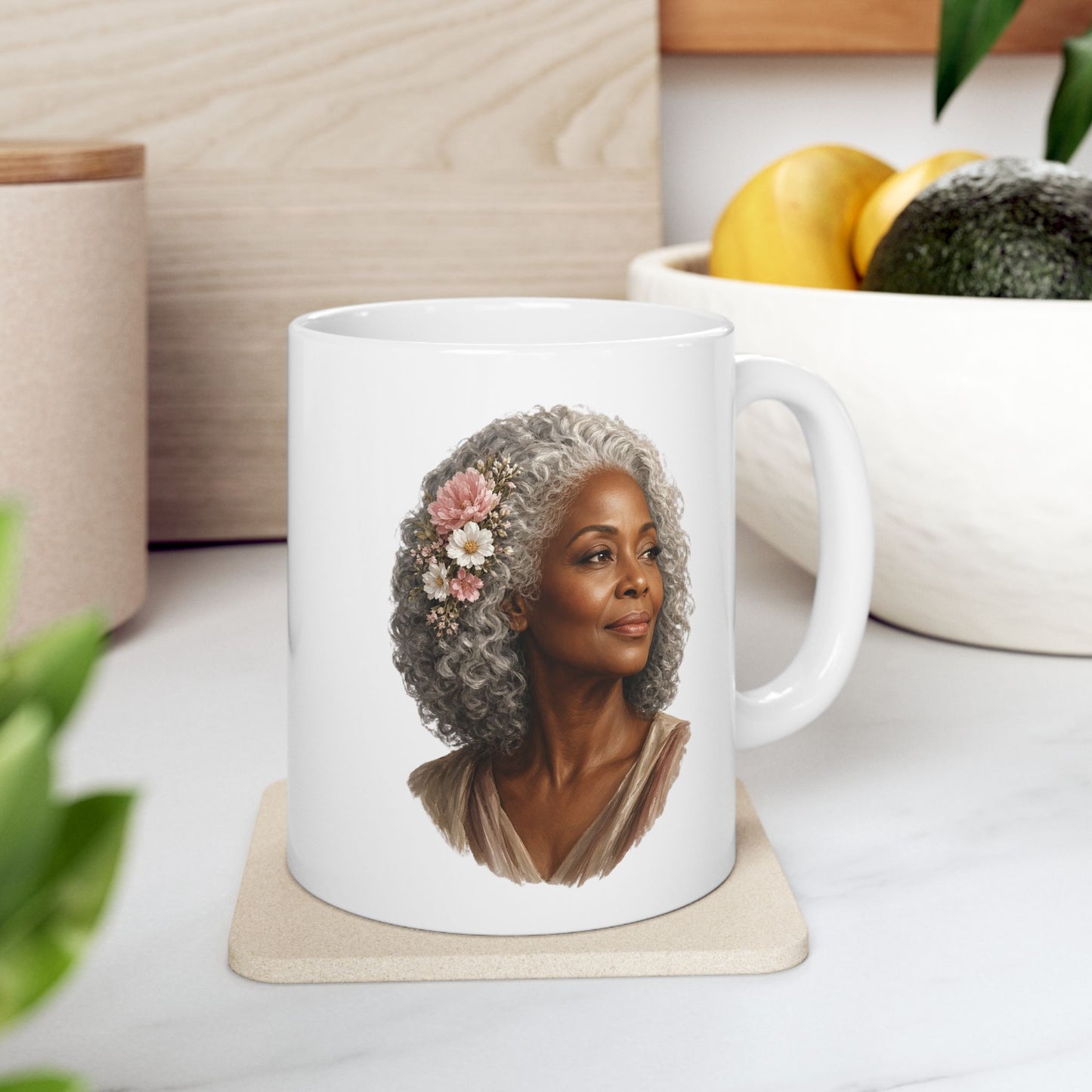 Grey Crown Ceramic Mug 20 oz