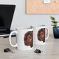 Floral Ceramic Mug - Black & Beautiful 11 oz.