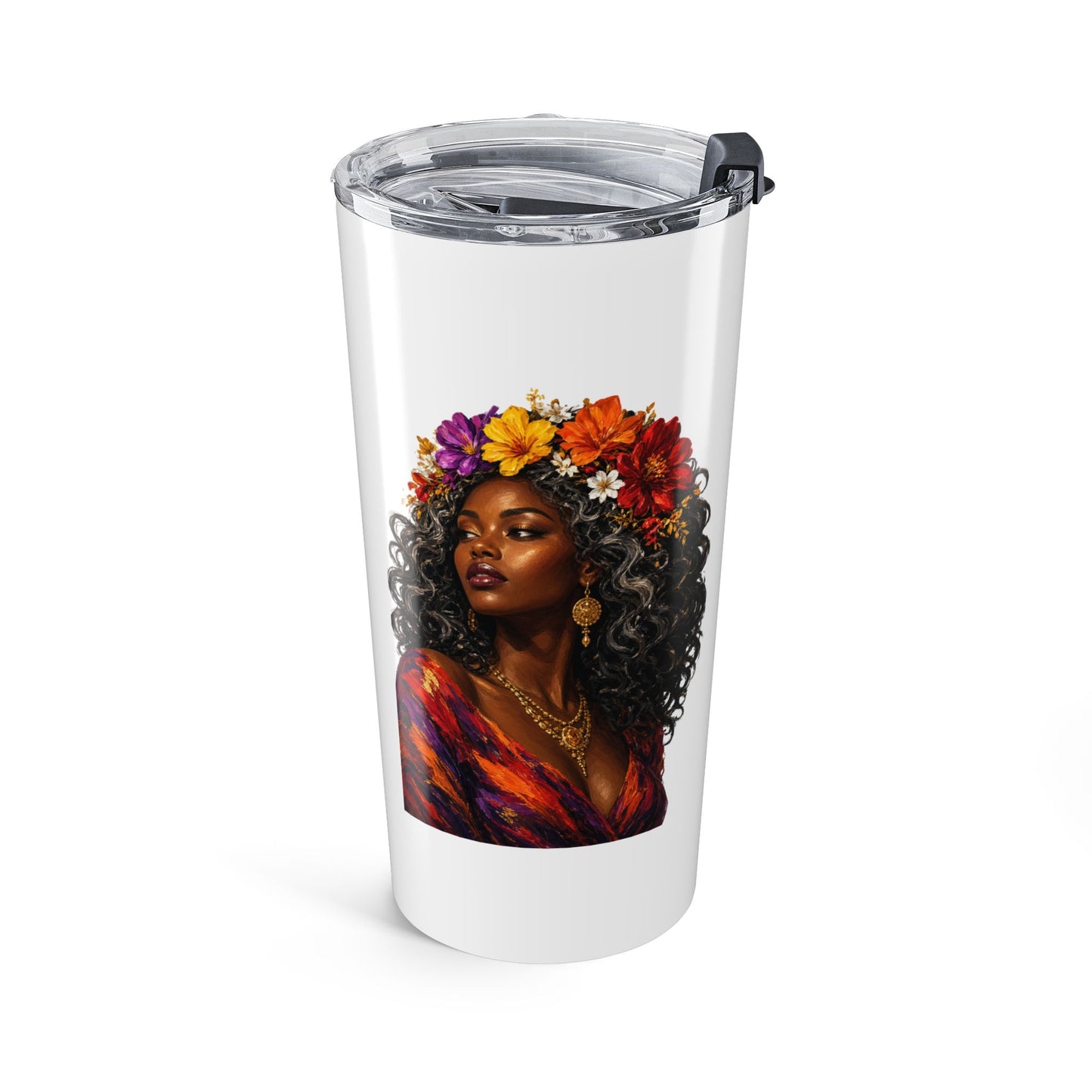 20oz Colorful Floral Pattern Tumbler
