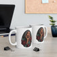 Floral Ceramic Mug - 11 oz