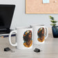 Floral Ceramic Mug - 11 oz