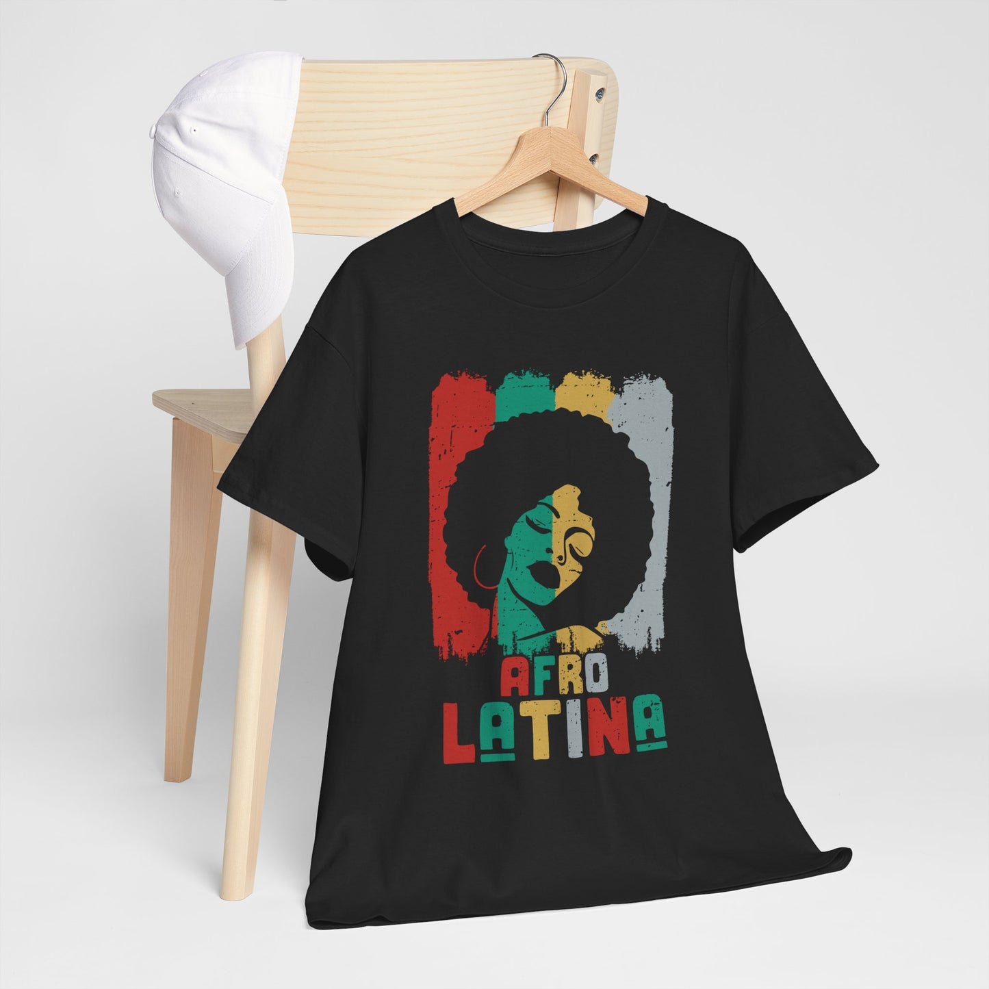 Afro Latina Vintage Graphic T-Shirt – Premium Cotton Tee
