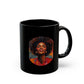 Black Afro Woman Portrait Mug – 11oz & 15oz Ceramic Coffee Cup