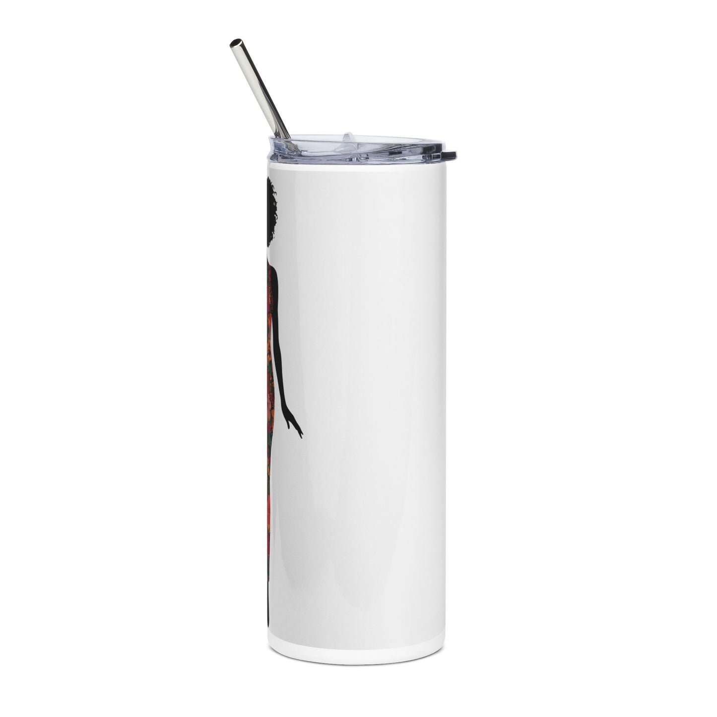 20oz Stainless Tumbler — “Soft Life. Strong Woman. Black Excellence.” Inspirational Travel Cup