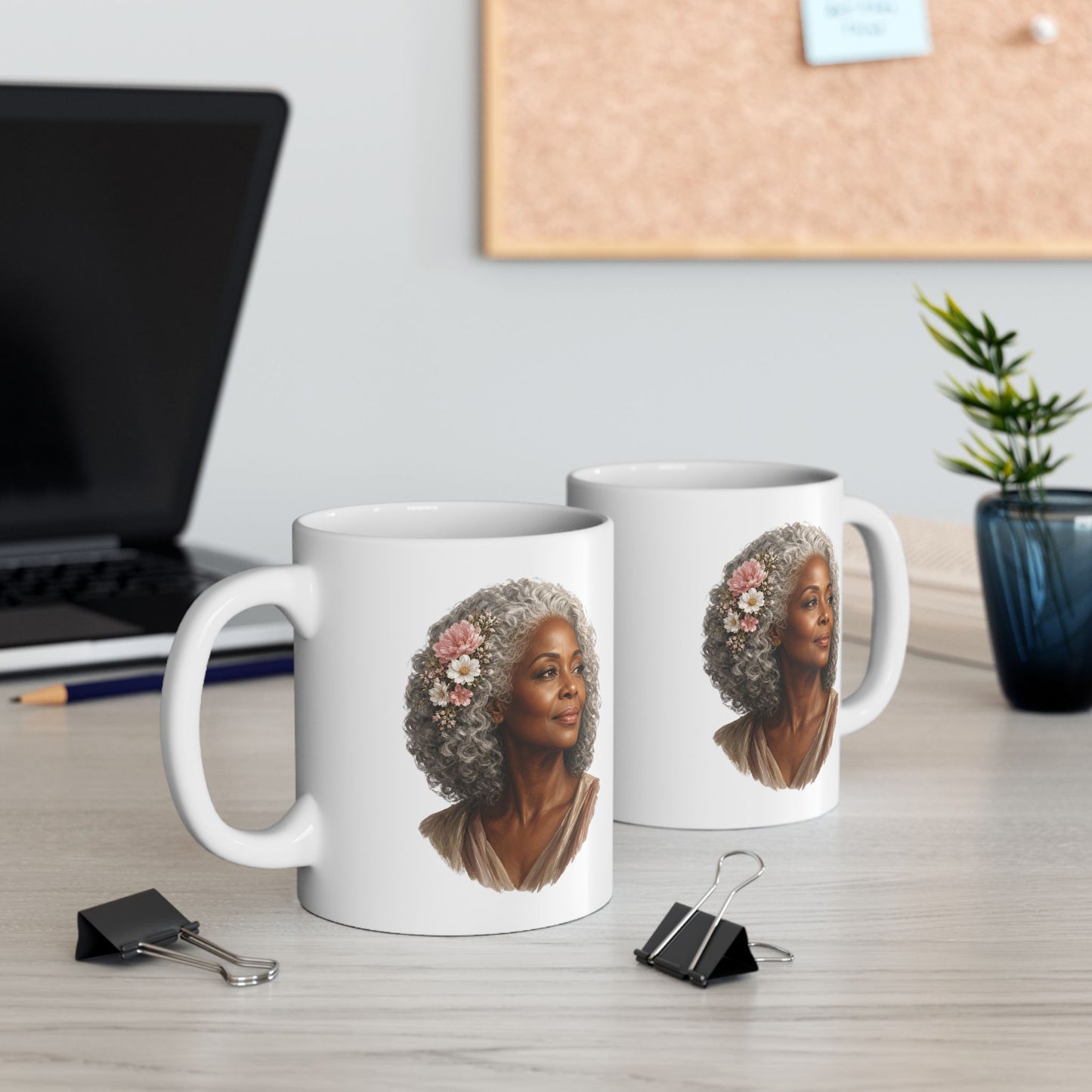 Grey Crown Ceramic Mug 20 oz