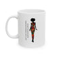Soft Life Strong Women Black Excellence Mug – Inspirational Coffee Cup for Empowered Black Women - 11 oz