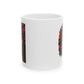 Floral Ceramic Mug - Black & Beautiful 11 oz.