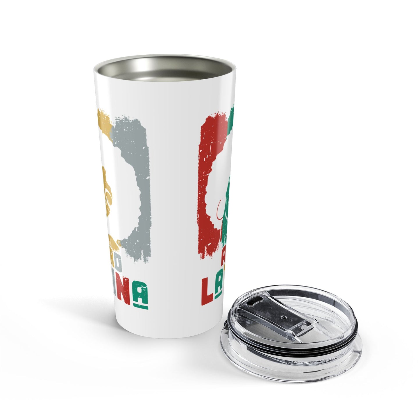 Afro Latina 20oz Stainless Steel Black Woman Tumbler – Insulated Cultural Pride Travel Mug