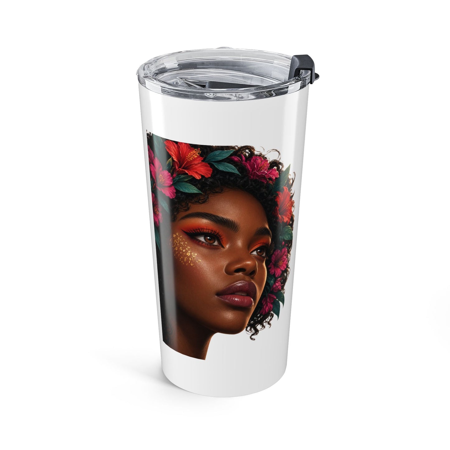 Floral Tumbler – Colorful Botanical Travel Cup 20 oz