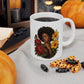 Floral Ceramic Mug – Colorful Wildflower Coffee Cup