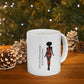 Soft Life Strong Women Black Excellence Mug – Inspirational Coffee Cup for Empowered Black Women - 11 oz