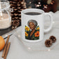 Floral Sunflower Ceramic Mug
