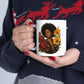 Floral Ceramic Mug – Colorful Wildflower Coffee Cup