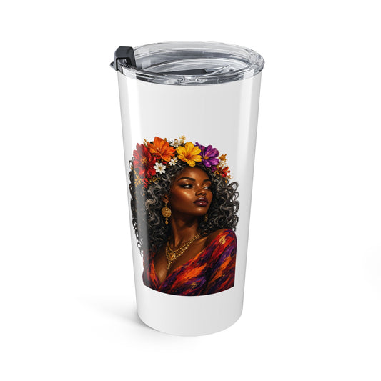 20oz Colorful Floral Pattern Tumbler