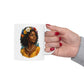Floral Ceramic Mug - 11 oz