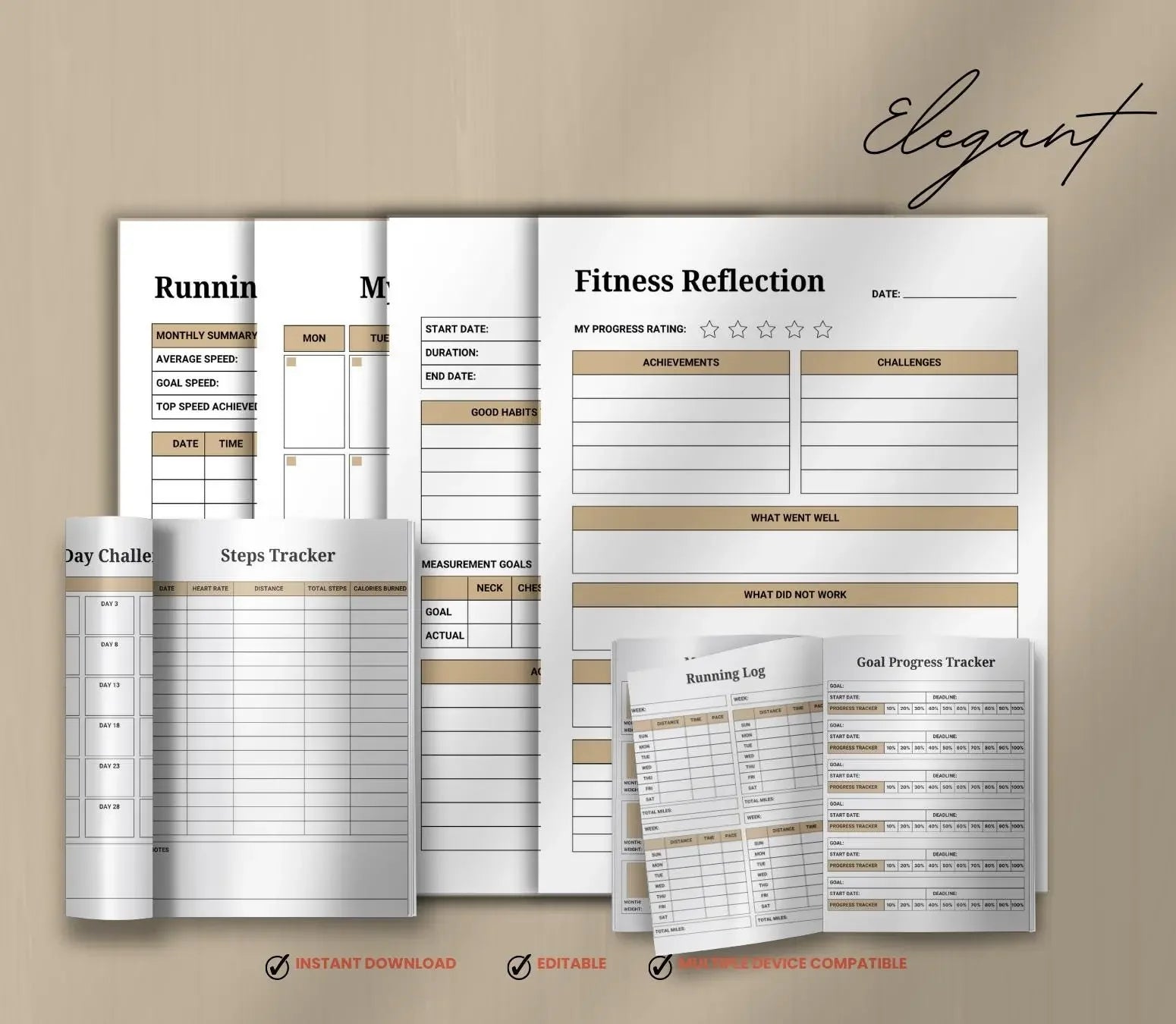 Fitness and Weight Loss Planner for Black Women | Workout Tracker, Meal Planner for Nubian Queen, Printable PDF for Weight Loss & Wellness Ma boutique