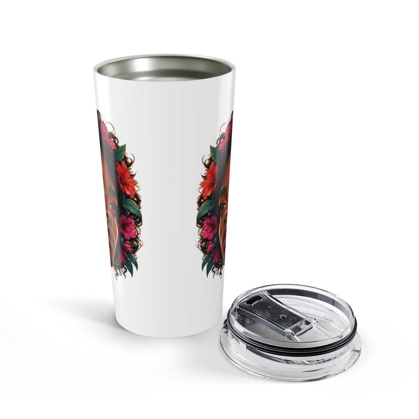 Floral Tumbler – Colorful Botanical Travel Cup 20 oz