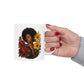 Floral Ceramic Mug – Colorful Wildflower Coffee Cup
