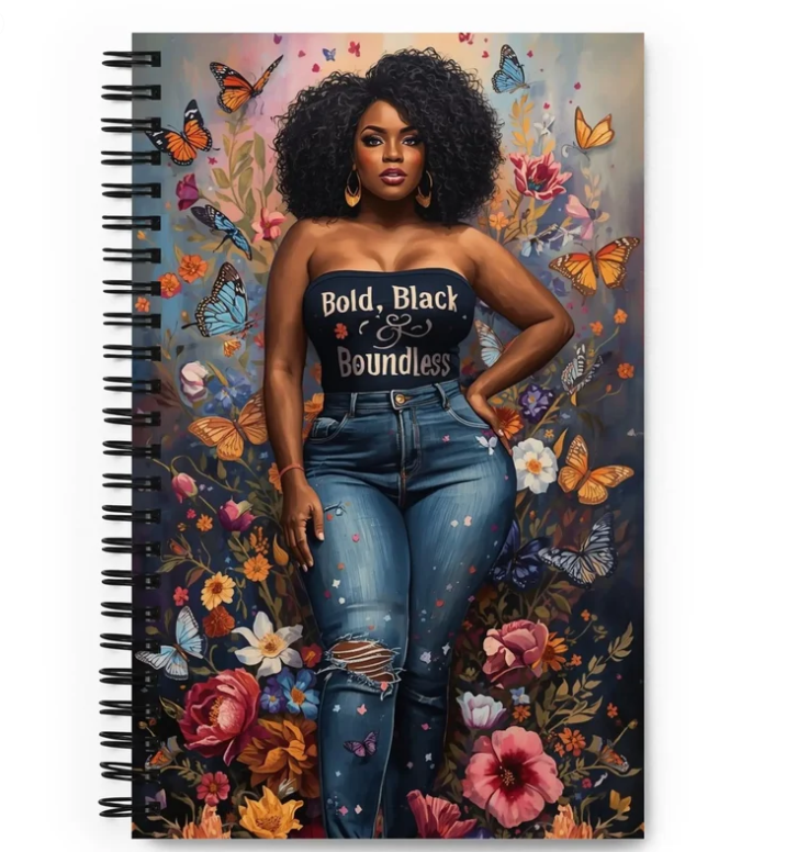 Bold, Black &amp; Boundless - Journal &amp; Mug Gift Set for Black Women