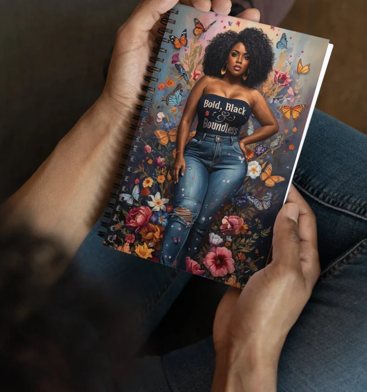 Bold, Black &amp; Boundless - Journal &amp; Mug Gift Set for Black Women