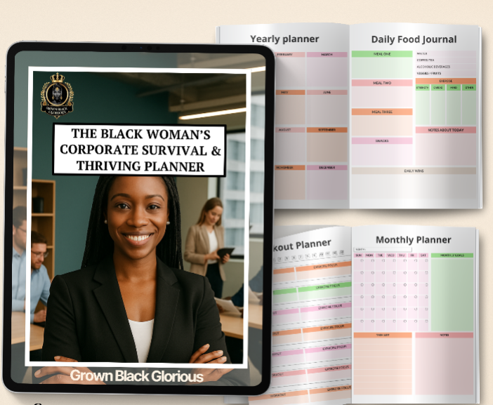 Business, Career, Money & Productivity Planner Bundle for Black Women
