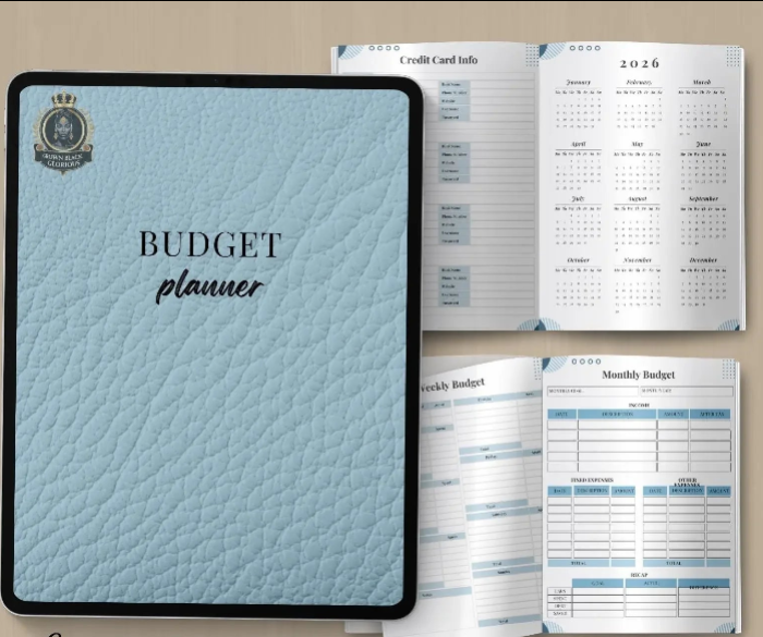Business, Career, Money & Productivity Planner Bundle for Black Women