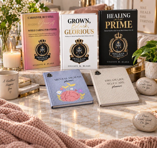 Black Wellness Planner & Self-Care Journal Bundle (Digital Download)