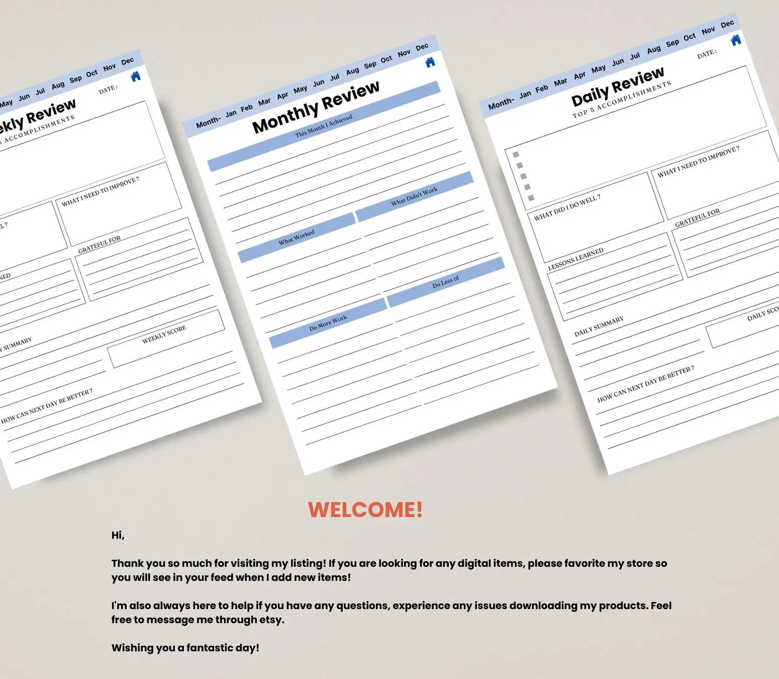 Digital Small Business Planner: Finance, Marketing & Goal Tracker (Printable PDF) Grown Black Glorious
