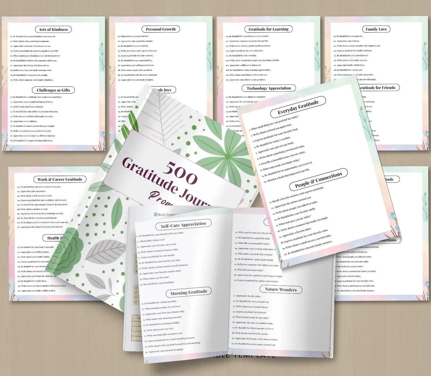 Gratitude Journal Prompts for Black Women: Daily Self-Care (Printable/Digital Download) Ma boutique