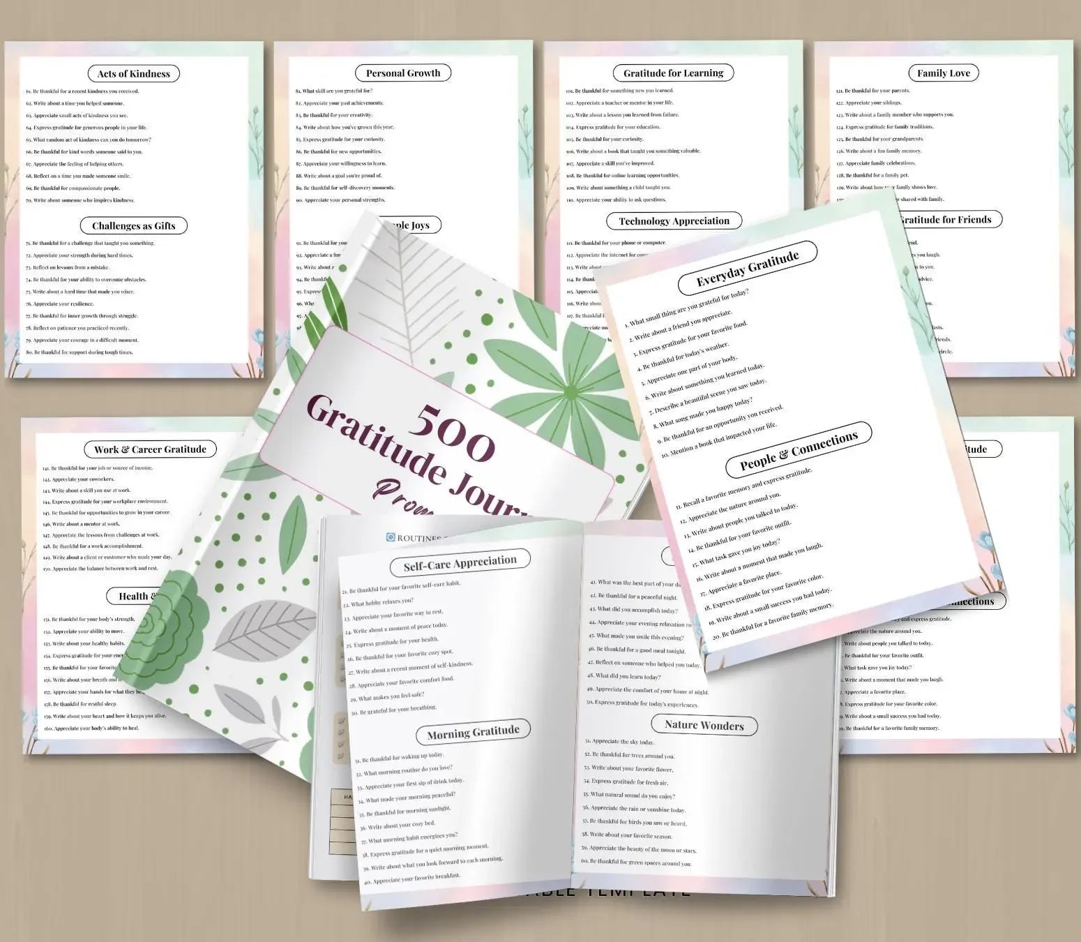 Gratitude Journal Prompts for Black Women: Daily Self-Care (Printable/Digital Download) Ma boutique