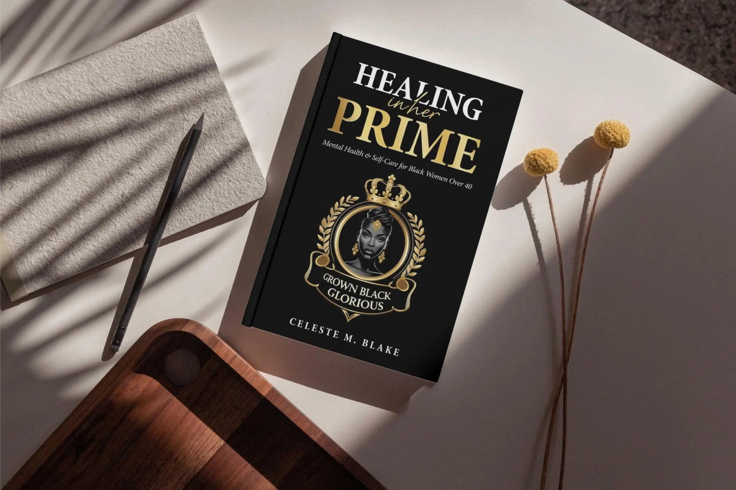 Midlife Women's Self-Care Workbook: Stress Relief, Affirmations, Journaling (PDF eBook) Grown Black Glorious