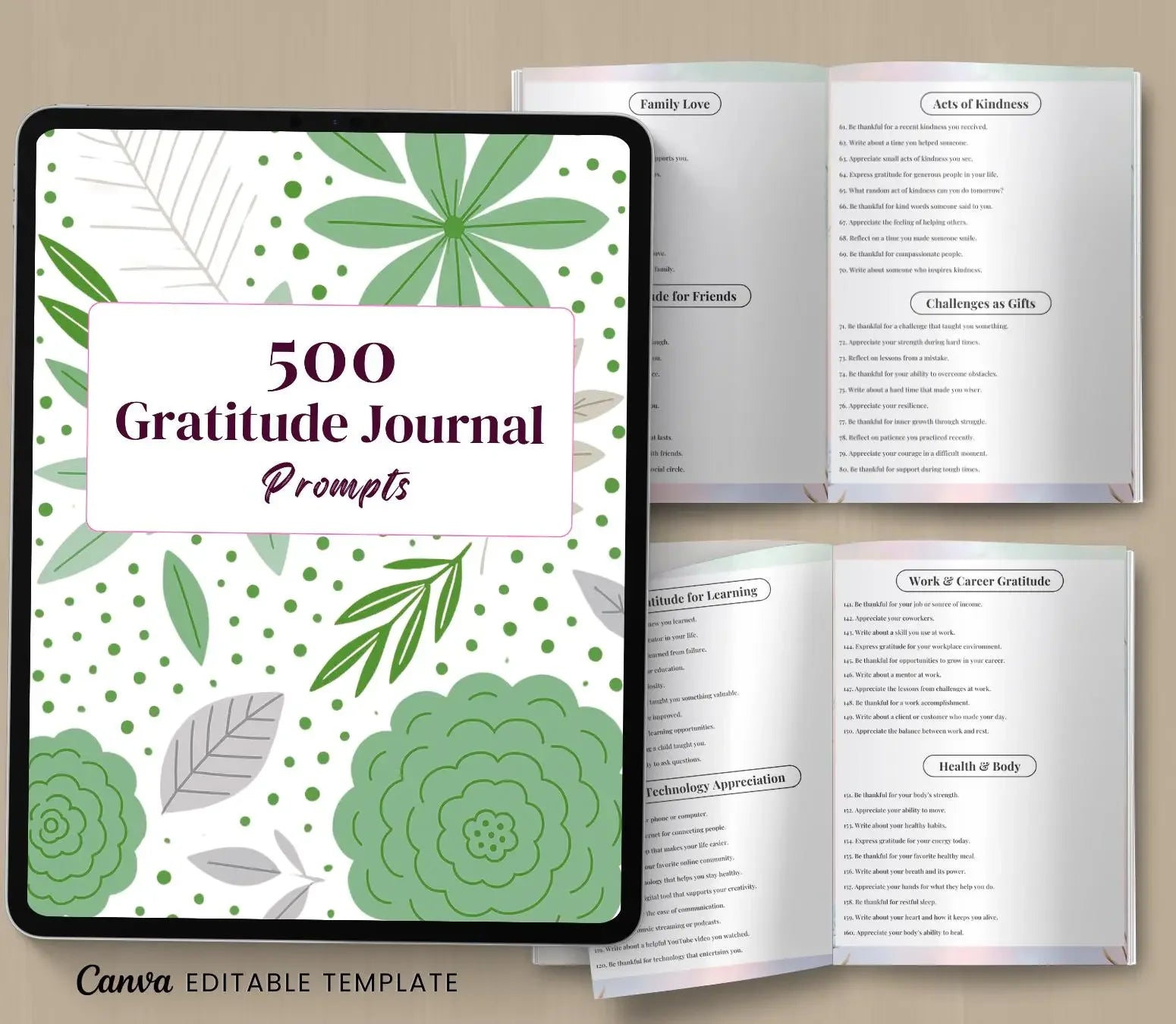 Gratitude Journal Prompts for Black Women: Daily Self-Care (Printable/Digital Download) Ma boutique