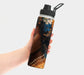 Black Woman Art Stainless Steel Water Bottle – 24 oz Double-Wall Insulated Bottle, Luxury Hydration with Afro-Inspired Beauty Grown Black Glorious