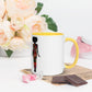 Afrocentric Mug Soft Life Black Woman Gold Design